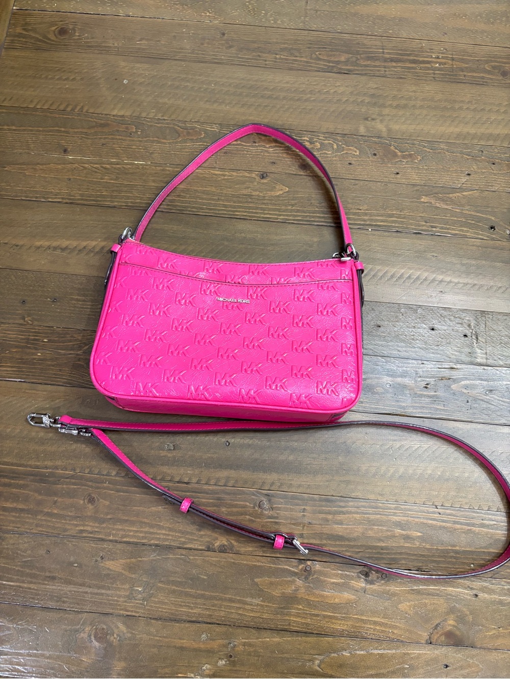MICHAEL Michael Kors Hot Pink Pouchette Shoulder Bag